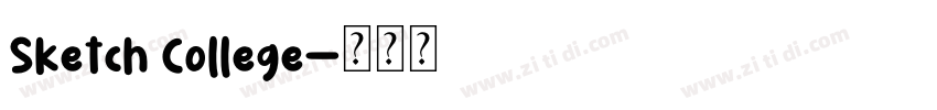Sketch College字体转换